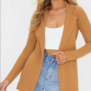 Camel Longline Blazer